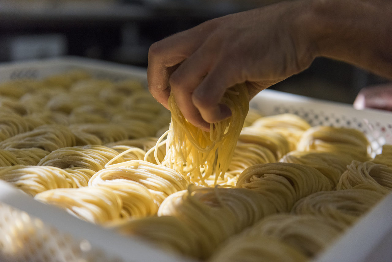 Fresh pasta for on-line orders